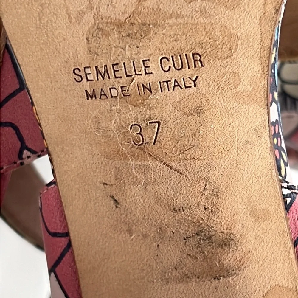 Laurence Dacade Floral Multicolor Heels - Picture 5 of 7